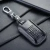 FOB LEATHER KEY FOB CASE COVER för Auto Volvo Key Case Shell Nyckel Holder Wallet Bags KeyChain Accessoarer för Volvo Cars238W