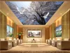 Wallpapers op maat 3d Po behang mooie boom duif plafond behang woonkamer woondecoratie