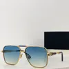 New fashion design men square sunglasses Z031 gold frame metal temples generous popular style high end outdoor uv400 protection eyewear