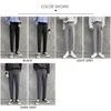 Мужские брюки TFETTERS, брендовые модные укороченные мужские брюки, осень 2023, со средней посадкой, зауженные корейские офисные деловые комбинезоны, мужские