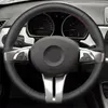 Steering Wheel Covers Car Cover Special Hand Sewn For Z4 E85 E86 2003-2008 Years High Quality Leather Material Diy Sew Accessory