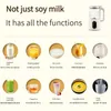 Mini machine à lait de soja 800 ml, 9 fonctions, avec affichage numérique, fonction de réservation et nettoyage automatique – Parfait pour un usage domestique – Conception et progrès des fenêtres