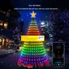 App-bediening Smart Christmas Strings Lights 400 STKS RGBIC Droomkleur veranderend met muzieksynchronisatie DIY Twinkle Fairy Lichtslingers voor 2.1M1.8M LL