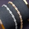 Charm Bracelets Bride Talk Exquisite Women Bangle CZ Cubic Zirconia Fashion Beautiful Jewelry For Wedding Party High Quality Crystal