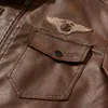 Jaquetas masculinas inverno quente jaqueta de couro de lã slim fit pele forrada outwear casual zíper pu casaco térmico masculino motociclista jaquetas j230920