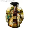 Hoodies للرجال Swefsshirts مضحك الملابس قمم الرجال هوديي 3D طباعة كات نمط بسيط بسيط مريح 5XL من النوع الثقيل للرجال 230920