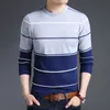 Męskie swetry 2023 MADA MARKA SWEATER MENS PISKOLOVED SLIM FIT SKOCKERS KNITEND WŁĄCZNY JUŻOWA KORUMN STYL Casual Men Ubrania Hombre 230919