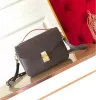 M40780/M41487 Luxury Designer väskor Kvinnor Väskor Handväska Messenger Oxiderande Louiseitys Handväska Viutonities Vuttonity Lvity Metis Elegant axel crossbody tygväska