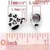 100pcs alloy Bails spacer Beads Antique silver charms For diy necklace Jewelry Making findings 9x11mm3068