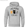 남자의 후드 땀 셔츠 나는 narmal 3 cat 's wor gen 3 little cats hoodies 남자 성격 streetwear 힙합 풀오버 옷 양털 따뜻한 후드 malel230920