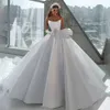 Boho A-Line Wedding Dresses Strapless Dress Without Gloves White Beach Princess Wedding Gowns Custom Size