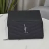 Lady Black Monedero Diseñador Largo Cuero Cremallera Titulares de tarjetas Ranura interior para mujer Carteras clave Organizador de bolsillo Titulares de pasaporte Llavero Monedas xb064