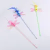 1 PC Colorful Sounding Dragonfly Feather Tickle Cat Rod Popular Cat Teaser Interactive Training Toys Pet Supplies269O