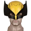 Accessori per costumi James Howlett Logan Maschera Cosplay Supereroe Maschere per casco in PVC Accessori per accessori per feste di Halloween unisex per adulti