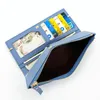 Portfele długi skórzany portfel Kobiety Uchwyt wizytówki Case Zipper/Hasp Cell Confone Bag Money Clutch Bank