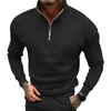 Men's Hoodies Cross-border Explosive Hoodie Casual Plus Fleece Solid Color Sleeve European And American Top Fashion Clothing