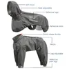 Vêtements pour chiens Vêtements imperméable pour animaux de compagnie Snowsuit Greyhound Whippet manteau coupe-vent imperméable entièrement enveloppé veste réfléchissante pour chiens 230919