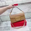 Totes Totes Designer MINI LOCO Sacs à bandoulière Fat V Cross Body Sacs à main avec poignée supérieure Femmes Rabats Sac baguette Portefeuilles simples avec boîte