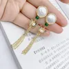 Dangle Earrings Handcrafted Natural Freshwater Pearl Eardrop Fashion Butterfly Long Tassel Drop Elegant Women's Party Jewelry