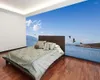 Tapeten Papel De Parede Fliegende Möwe Meer Landschaft 3D Tapete Wandbild Wohnzimmer Schlafzimmer Kithen Badezimmer Tapeten Wohnkultur