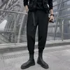 Pantaloni da uomo completi da uomo Harem moda Harajuku pantaloni larghi da uomo Smart Casual alla caviglia streetwear di grandi dimensioni 5XL