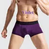 Onderbroek 10 stks/partij Boxer Heren Ondergoed Mannen Melkvezels Mannelijke Pure Slipje Shorts Sexy Solid Cuecas