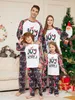 Abiti coordinati per la famiglia Moda Natale Abiti coordinati per la famiglia Cartone animato Natale Renna Stampa Natale Pigiama per la famiglia Set Casa vacanze Vestiti per bambini 230920