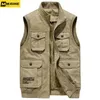 Gilets pour hommes Veste sans manches d'hiver Gilet polaire Déchargement chaud Militaire De nombreuses poches Manteau tactique Mâle Automne Gilet de fourrure Hommes 230919