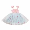 Clothing Sets Emmababy Infant Baby Girls Summer Dress Sleeveless Backless Floral Printed Patchwork Ruffled Midi