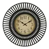 Objetos decorativos estatuetas relógio crosse 20 polegadas Covington contemporâneo preto quartzo analógico parede 4043051 230919