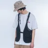 Mäns västar Techwear Army Military Fashion Casual Big Pocket Hip Hop Streetwear Japanese Harajuku Women Clothing Y2K 230919