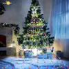 その他の家の装飾屋外クリスマスデコレーションソーラースターライトストリング350 LEDツリー8モードヤードフェスティバルバレンタインパーティーウェディング230919