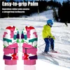 Skihandschuhe Kinder Kinder Winter Fäustlinge Cartoon winddicht wasserdicht Kleinkind Handwärmer Outdoor Reiten Mädchen Geschenke 230920