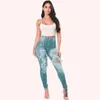 Jeans pour femmes 2023 Femme taille haute déchiré personnalisé pantalon en denim longueur cheville sexy extensible 9