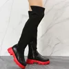 Boot Autumn High Boots Platform Over The Kne Female Fashion Winter Warm Snow Shoes Wedge Lady Slim Long 3543 230920