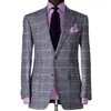 Houndstooth Groom Wear Men Wedding Tuxeods