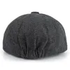 Bérets Vintage hommes béret peintre casquette Sboy chapeaux coton mélange chapeau à bord plat réglable automne hiver casquettes de rue