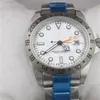 Mouvement montre Rolaxes Designer haute qualité décontracté luxe 16570 montre-bracelet de luxe cadran blanc hommes montres Stai L 22R0