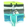 Underbyxor yufeida 6st/lot män sexig mesh boxer shorts transparent underkläder underkläder trosor underbundna 3d påse boxershorts byxa