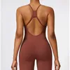 Leggings Femmes Moditin Femmes Gym Fitness Combinaison 2023 Automne Hiver Sexy Dos Soutien-gorge Tops Sans Couture Pantalon Une Pièce Jolie Porter