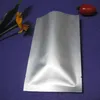 5 7 cm czysto srebrna folia aluminiowa Otwarta top Mylar Pack Bag 200pcs Partia Uszczelka cieplna próżniowa chleb herbatnika.