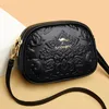 Wallets 2023 Embossed Chinese Style Ladies Bag Shoulder Diagonal Small Round