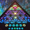 Other Event Party Supplies Wooden Led Projection Lamp Colorful Diamond Multipurpose Polar Star Floor Night Light Bohemian Decor 230919