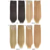 1B# 613# 4M30# 2H613# Extension sintetiche con clip nei capelli Circa 24 pollici Clip su 6 pezzi/set 140 g