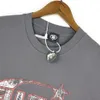 Hellstar Studios czaszka buźka twarz harajuku 23ss vintage umyte litery nadrukowane logo T Shirt Lose Oversize Hip Hop unisex krótkie koszulki z krótkim rękawem mul