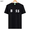 Boss Mens T Shirt Högkvalitativ mode Män T-shirt lyx Polo Round Neck Boss Boss Boss Busin Shirt Casual Tee Man Topps Designer Shirts Men Size M-XXXL U84V