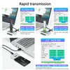 M.2 dockningsstation NVME SATA SSD -läsareadapter för PCIe NVME/M.2 och 2,5/3,5 '' HDD