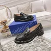 Vrouwen Loafers Echt Leer Instapper Flats Ins Hot Ronde Neus Dikke Bodem Vrouwen Schoenen Ins Hot Effen Kleur Krokodillenleer