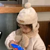 Cappelli e sciarpe per bambini di marca di moda in uno stile autunnale e invernale per ragazzi e ragazze antivento tuono Feng cappello peloso da padrone di casa