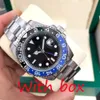 Luxury Mens Watch Top Red Blue Pepsi High Quality Automatic Mechanical Watch 904L Stainless Steel Watch 40mm Luminous Business Sports Waterproof Watch With box